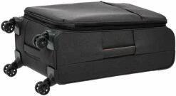 AmazonBasics Belltown Softside Rolling Spinner Suitcase Luggage - 25 Inch, Heather Black -suitcase shop 91Q9 CciiLL