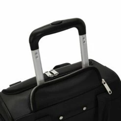 AmazonBasics Underseat Rolling Luggage - Large, Black -suitcase shop 91RkIDctM9L