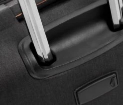 AmazonBasics Belltown Softside Rolling Spinner Suitcase Luggage - 25 Inch, Heather Black -suitcase shop 91T80xejotL