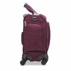 Samsonite Underseat Spinner With USB Port Carry-On Luggage, Purple, One Size -suitcase shop 91 2BnOUGm3OL
