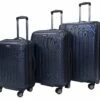 Kenneth Cole Reaction Renegade 3-Piece Lightweight Hardside Expandable 8-Wheel Spinner Travel Luggage Set: 20" Carry-on, 24", 28" Suitcases, Navy -suitcase shop 91dpPrX3aiL