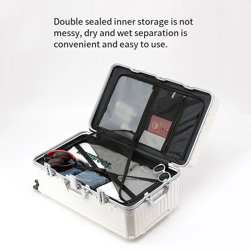 Large Capacity Cup Holder Suitcase Men Carry On Luggage Women Travel 7 Large Capacity Cup Holder Suitcase Men Carry On Luggage Women Travel - Image 5