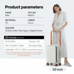 Mixi 2022 New Design Wide Handle Suitcase Men Carry-on Luggage Women -suitcase shop Mixi 2022 New Design Wide Handle Suitcase Men Carry On Luggage Women Travel Trolley Case 20 92218d02 8054 4fca bedb c11a35713796