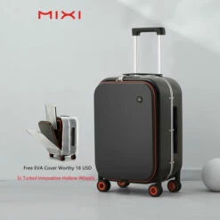 Mixi Patent Design Aluminum Frame Suitcase Carry On Rolling Luggage -suitcase shop Mixi Patent Design Aluminum Frame Suitcase Carry On Rolling Luggage Beautiful Boarding Cabin 18 20 24.jpg 640x640 8bcefe44 5177 4c02 ada7 7495794a1d41